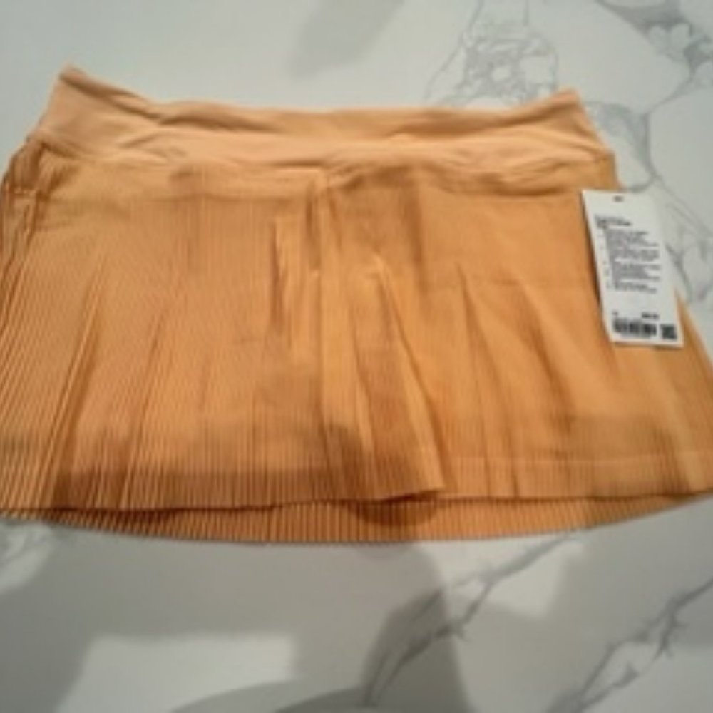 BRAND NEW - Lululemon - Mesh Pleats Mid-Rise Mini Tennis Skirt - Picture 1 of 3